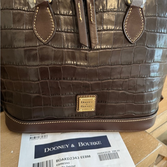 New, Never used, Dooney & Bourke Genuine Leather Satchel - Picture 2 of 5